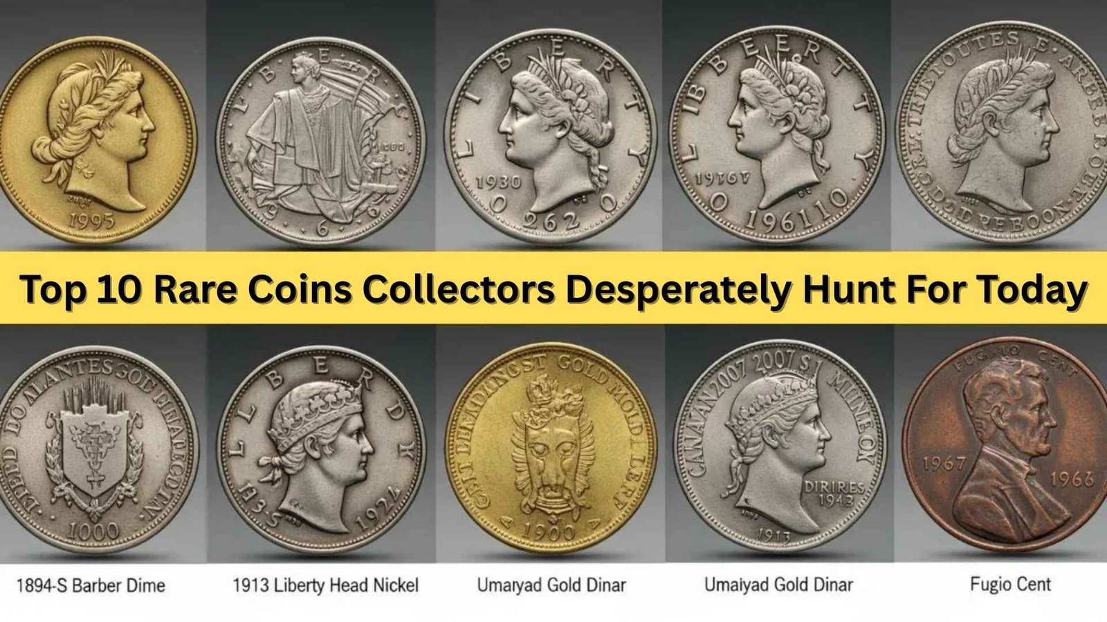 Top 10 Rare Coins Collectors Desperately Hunt For Today