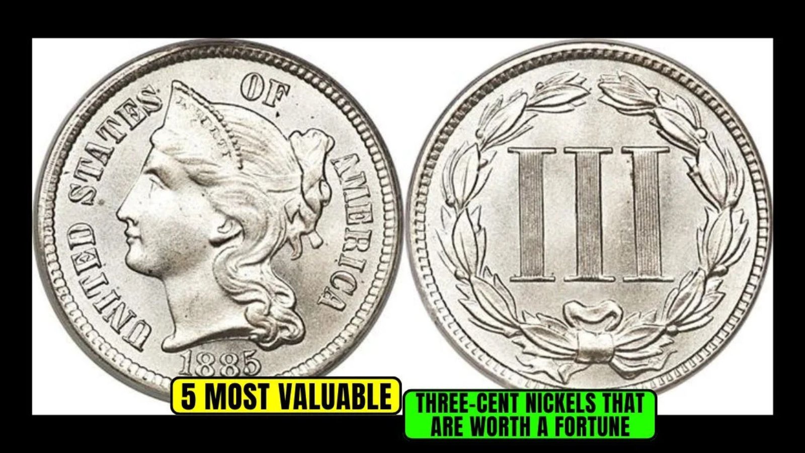 Top 5 Rarest Three-Cent Nickels