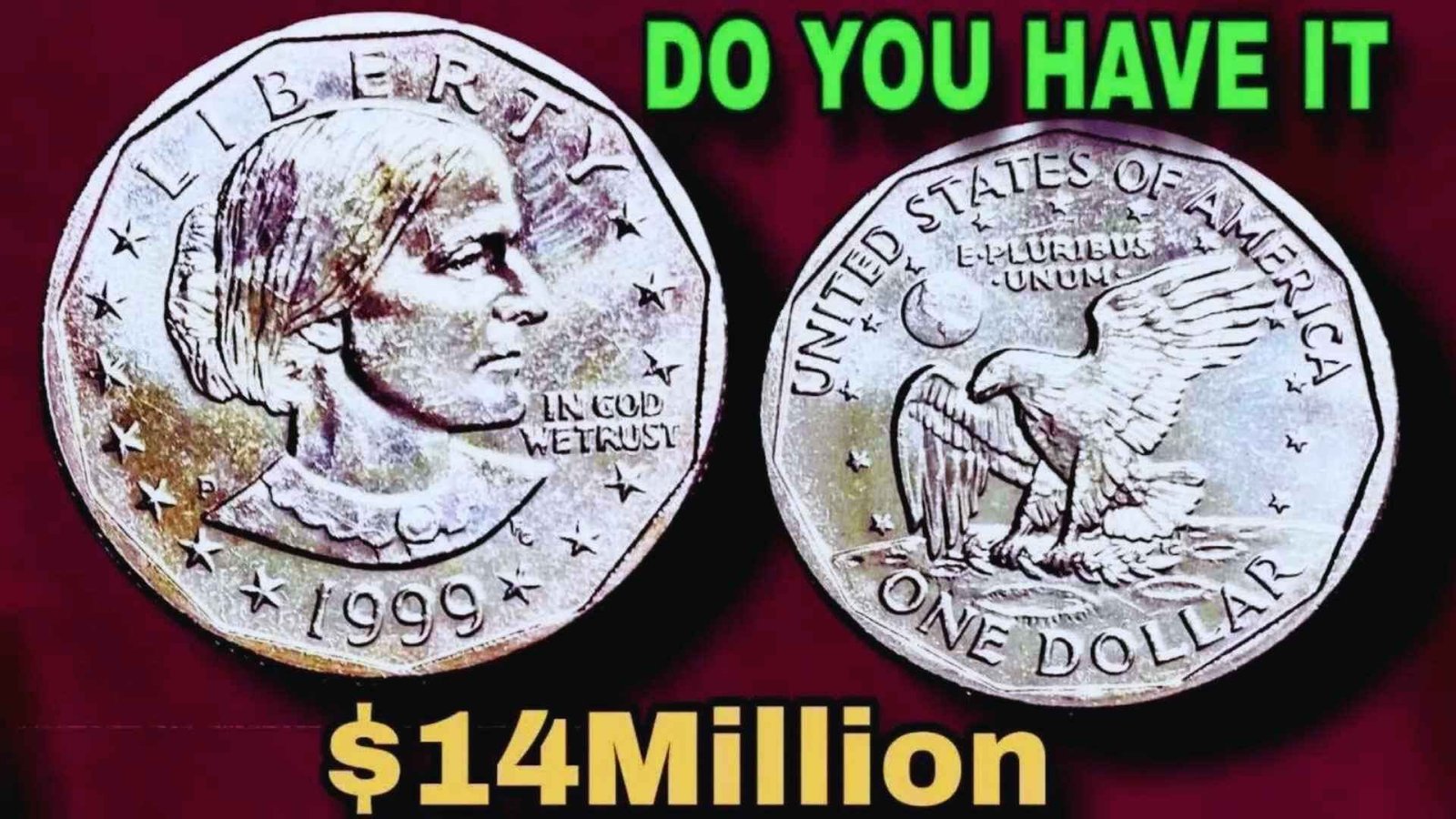 Rare Coin Found in Thrift Store: 1999 P Susan B. Anthony Dollar Sells for $14M